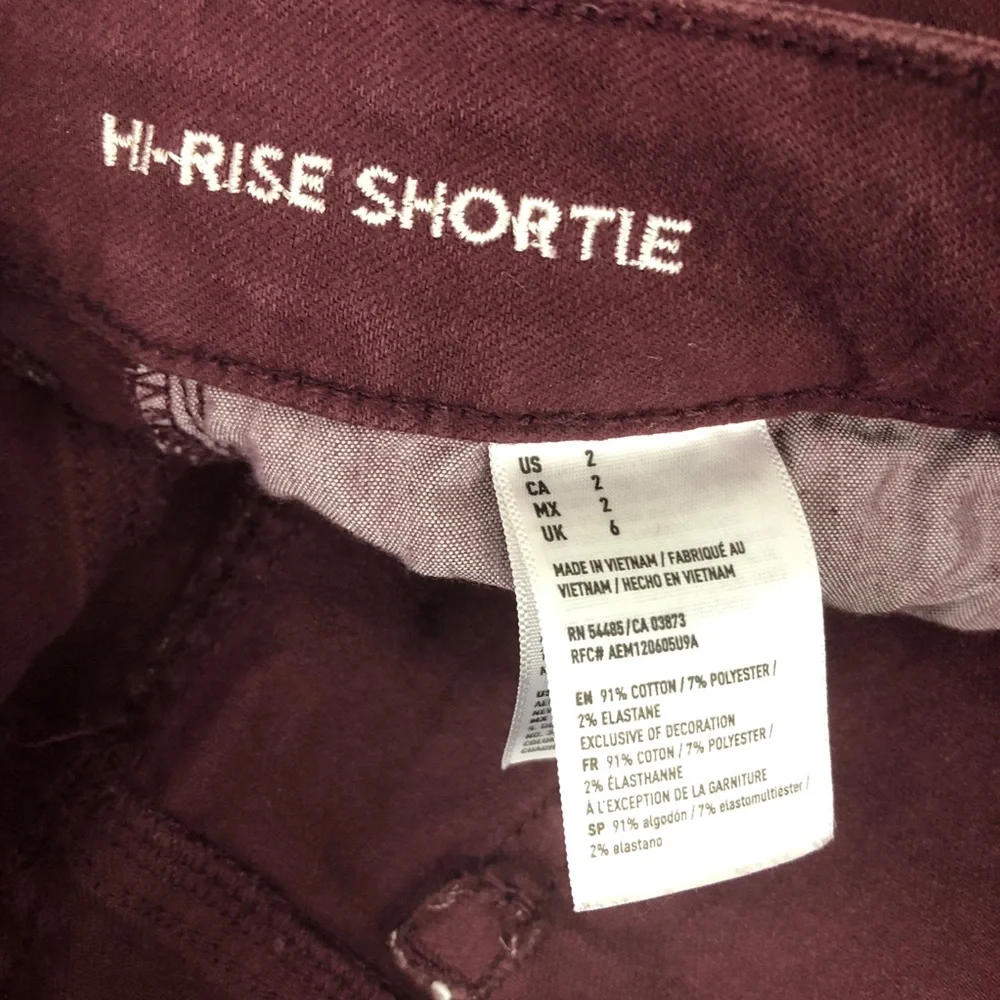 American Eagle Super Stretch Hi-Rise Shortie